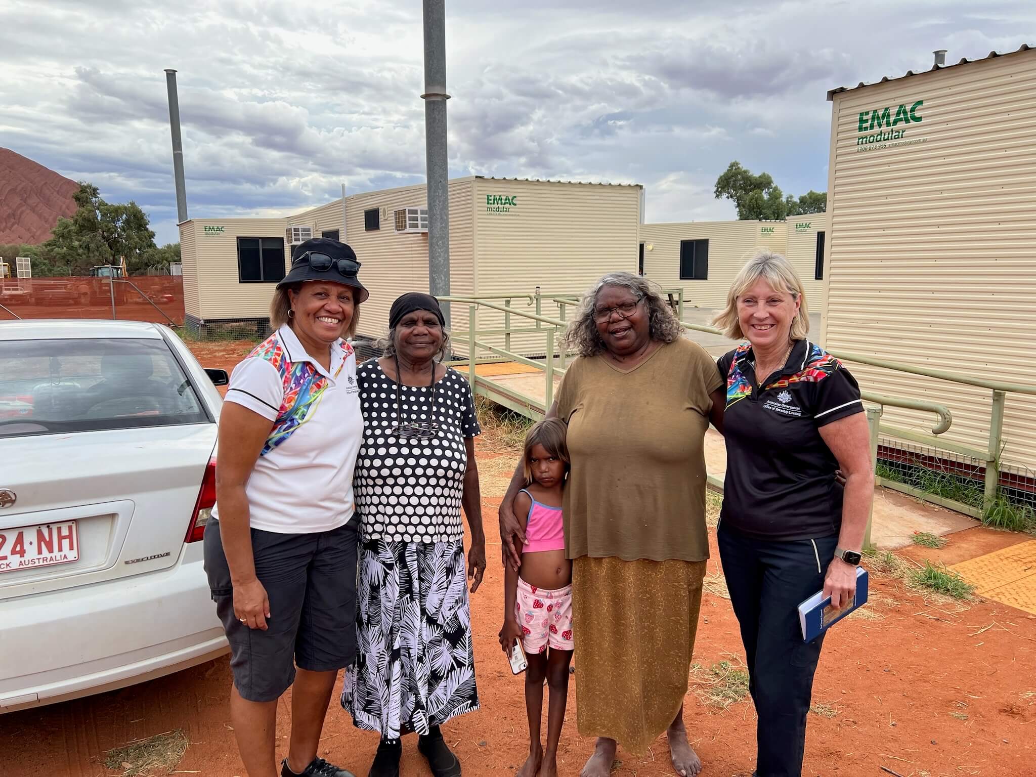 Ladies standing for a photo