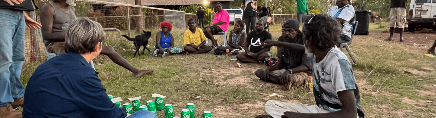Community Members discussing 